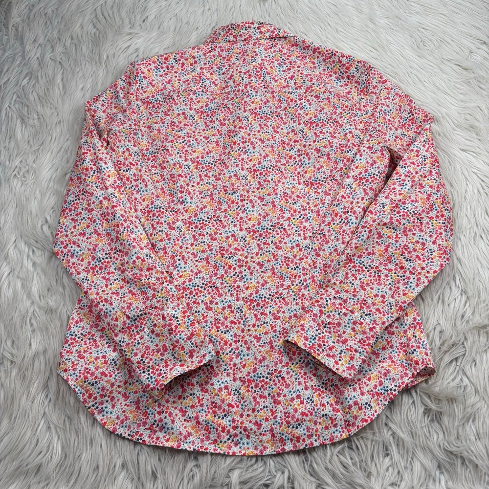 J.Crew Women's 4 Phoebe Floral Liberty of London Button Front Slim Perfect Shirt - Picture 5 of 5